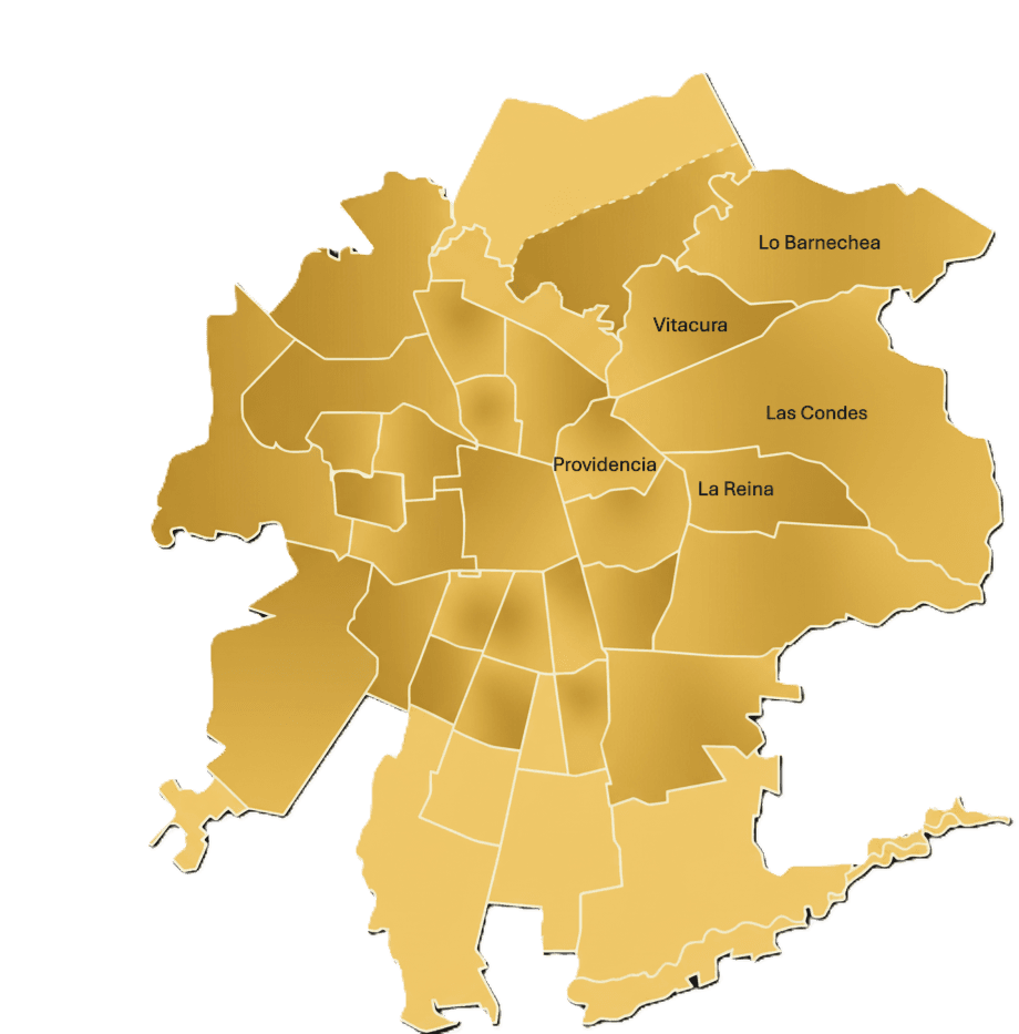Cobertura actual en Santiago